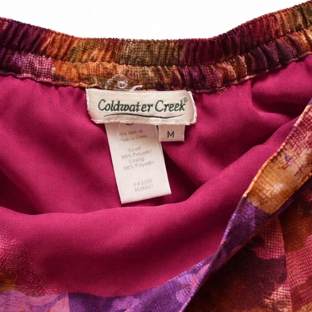 Coldwater Creek Floral Midi Skirt – Size Medium – Flowing & Romantic 🥰 - Picture 2 of 2